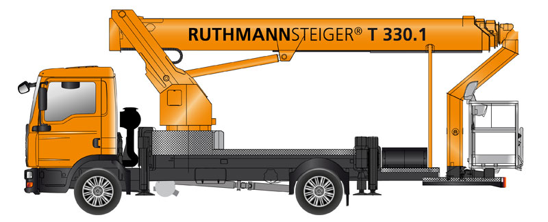 plataforma sobre camion city