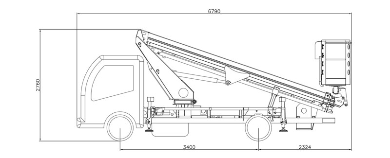 camion electrico con plataforma