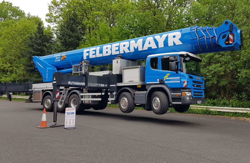 felbermayr plataforma sobre camion