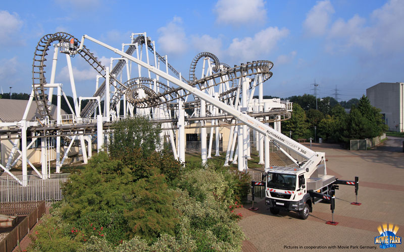 plataforma sobre camion