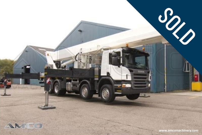 plataforma sobre camion usada palfinger