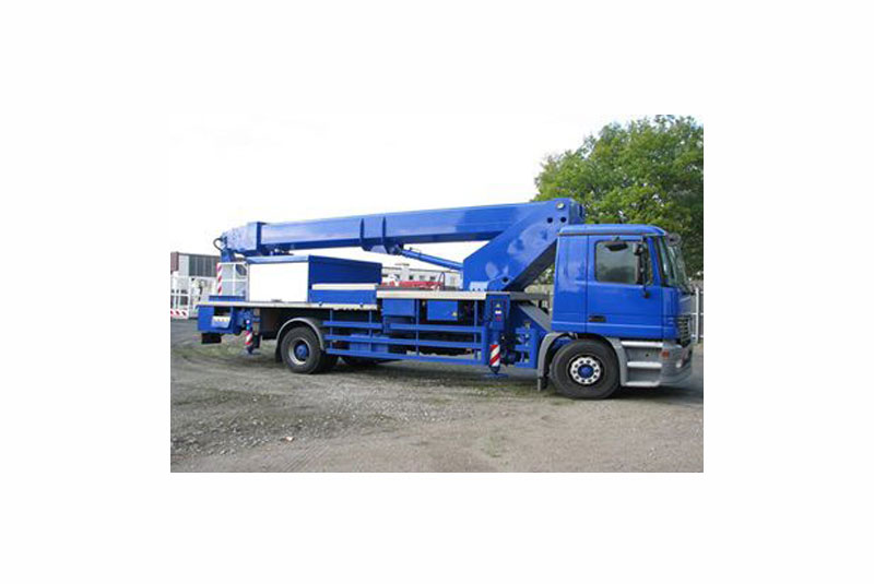 plataforma sobre camion usada ruthmann