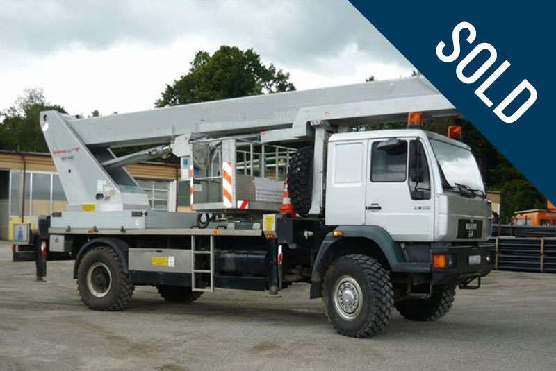 plataforma sobre camion usada wumag
